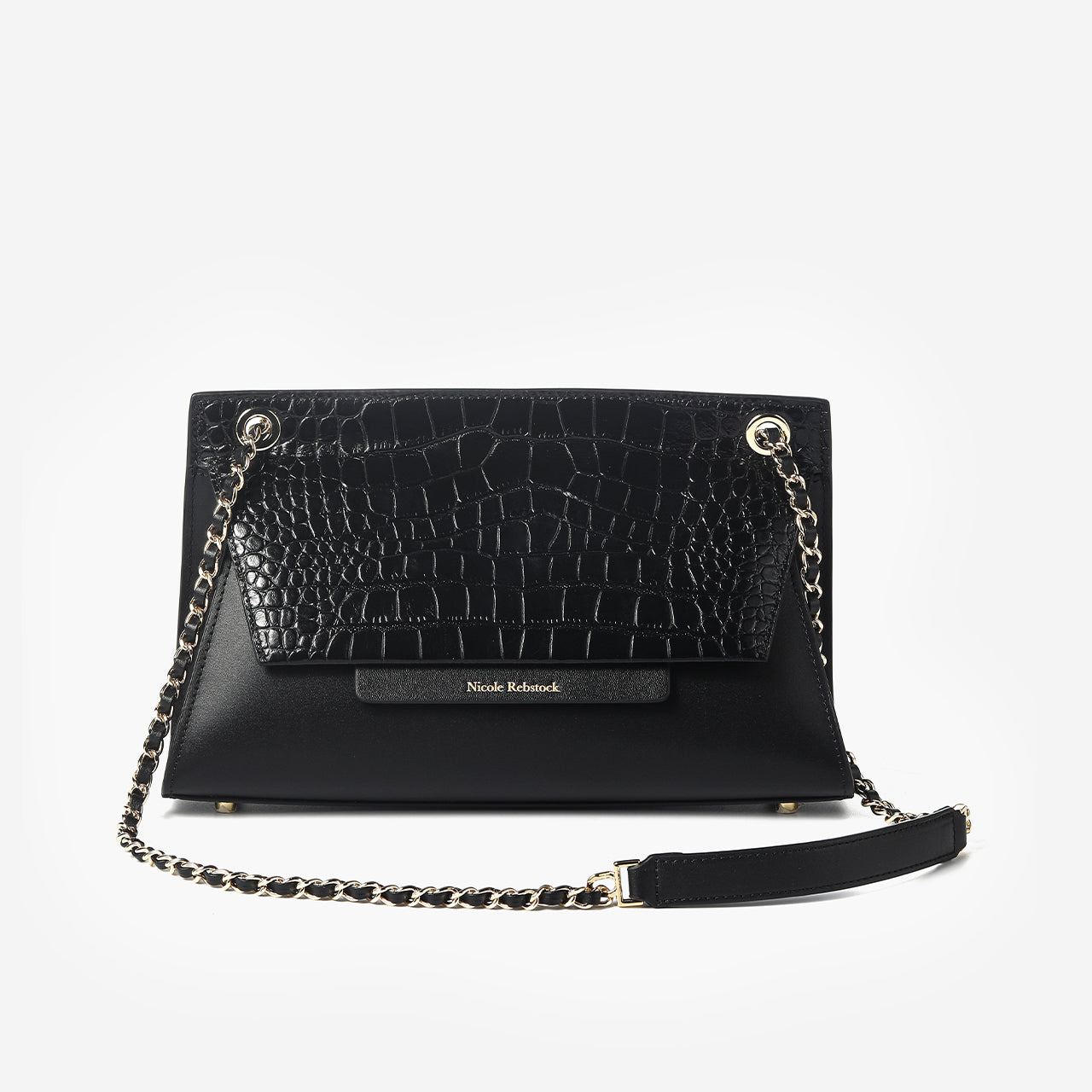 Victoria Ltd Ed Handbag | Black leather