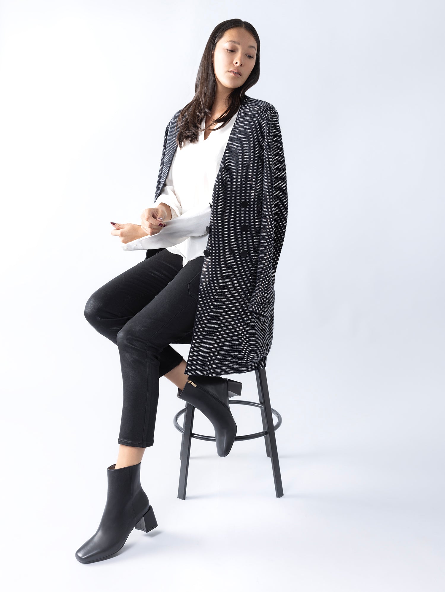 Aloe Ankle Boot | black leather