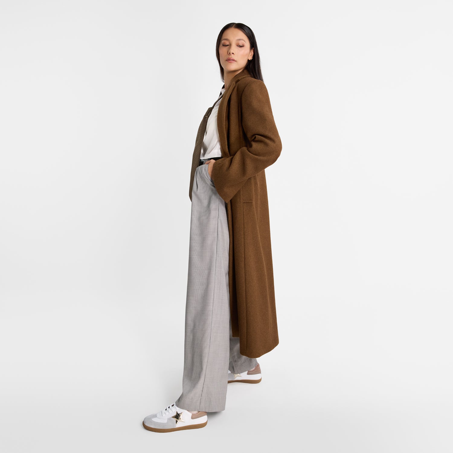 Model wearing Nicole Rebstock Amelia Sneaker