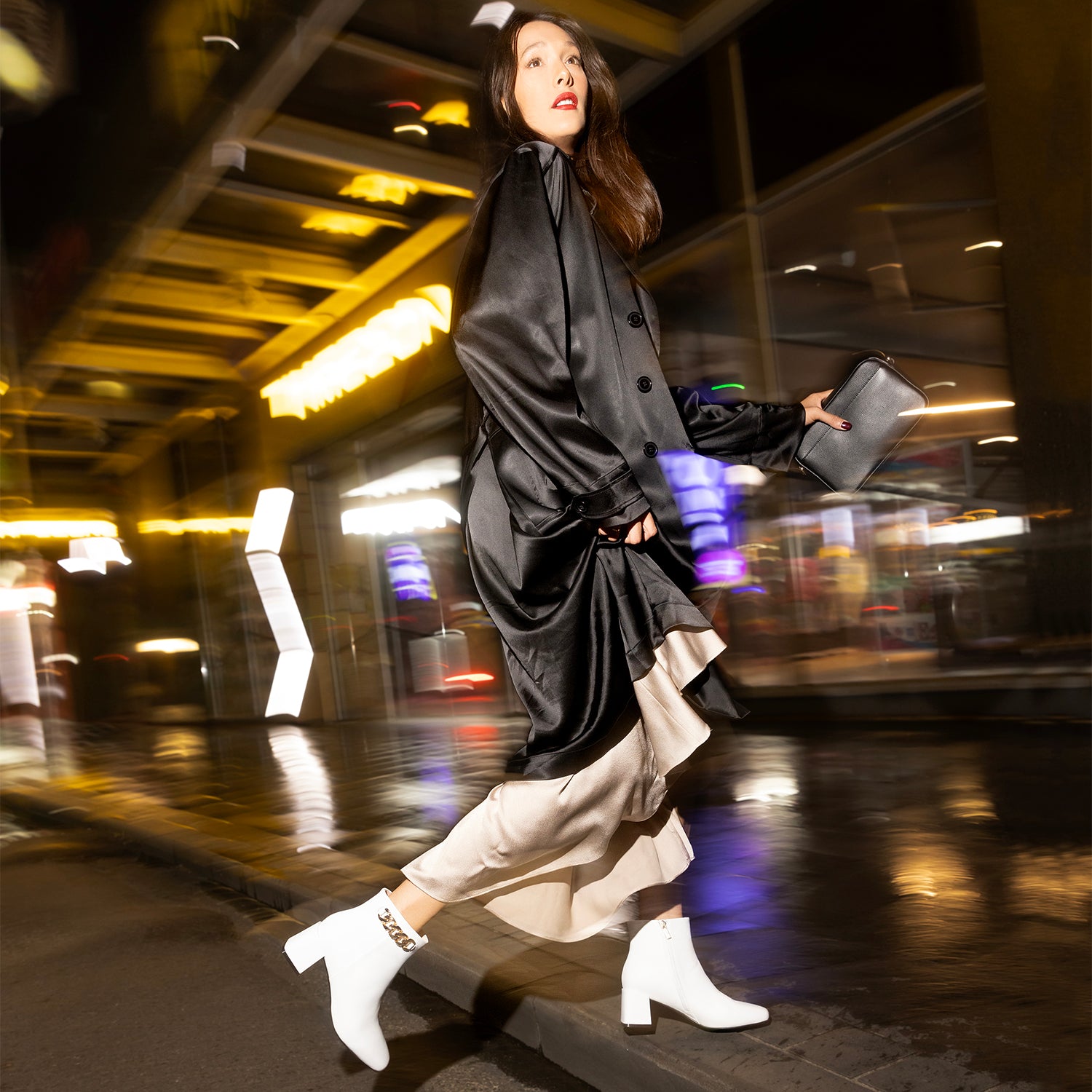 Arkansas Ankle Boot | white leather