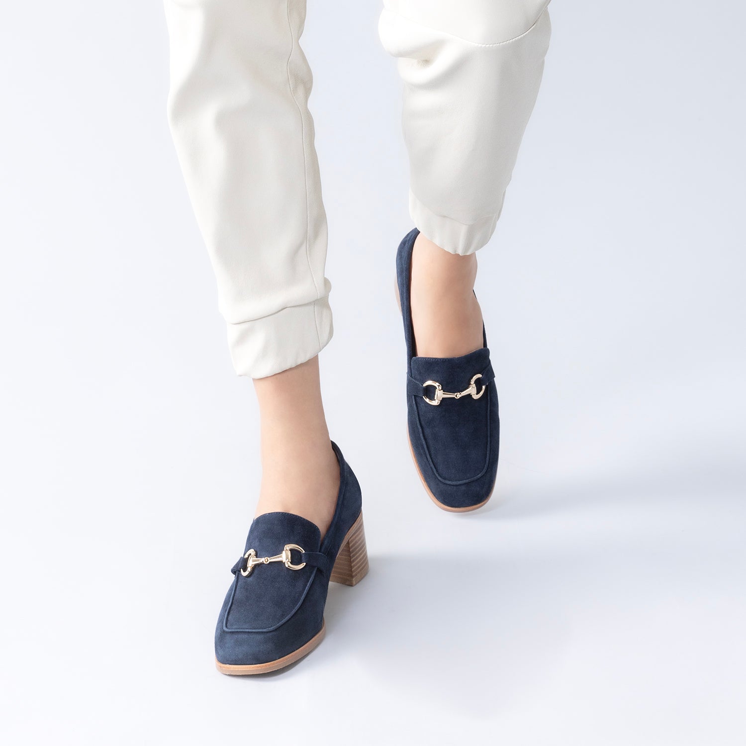 Blaza Loafer | Navy suede