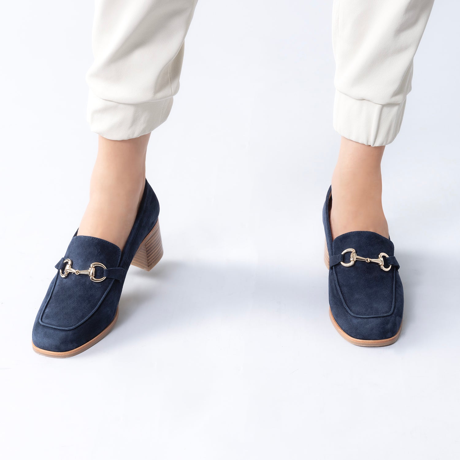 Blaza Loafer | Navy suede