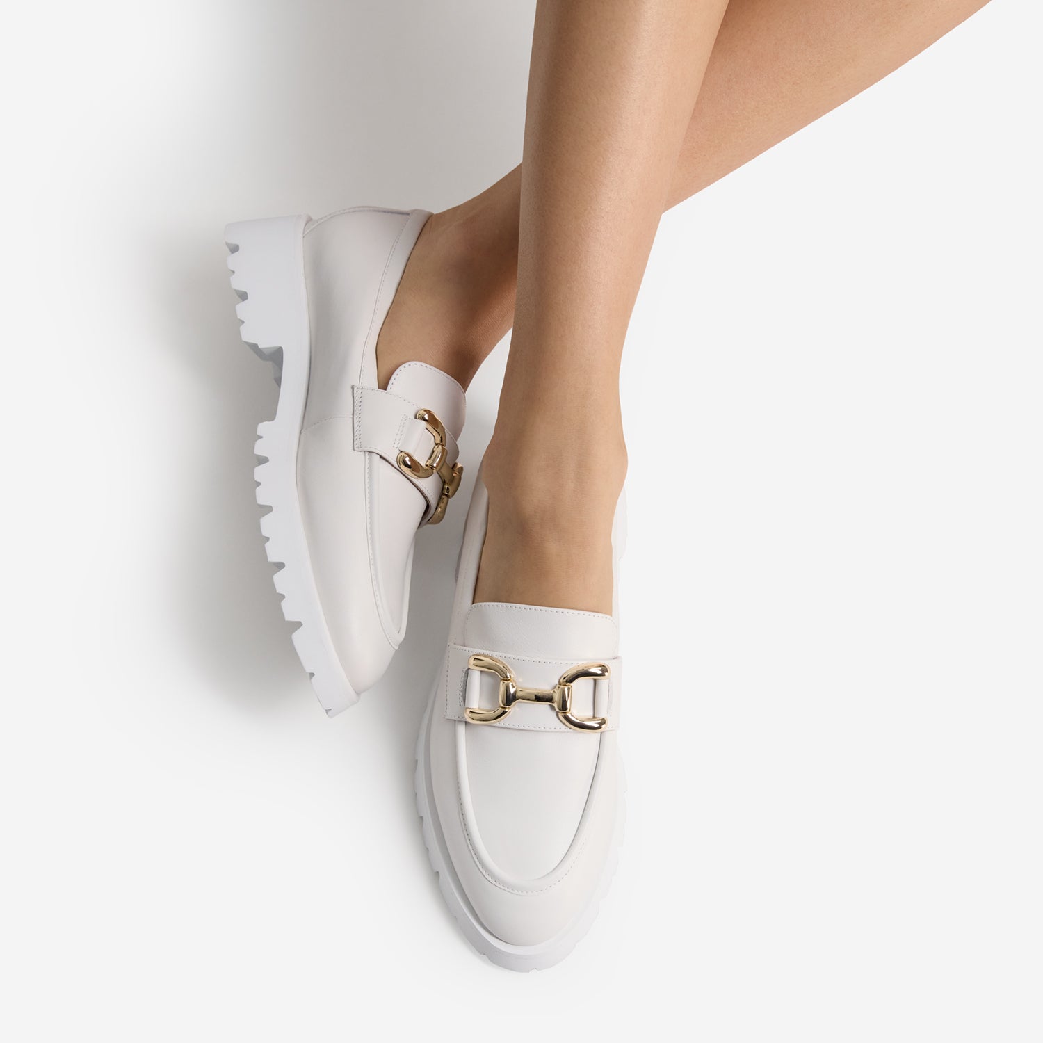 California Loafer | Off-white leather