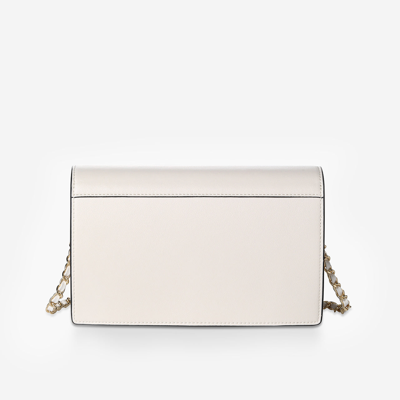 Backside of Capri cream crossbody bag