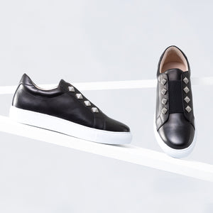 Dandy Sneaker | Black leather