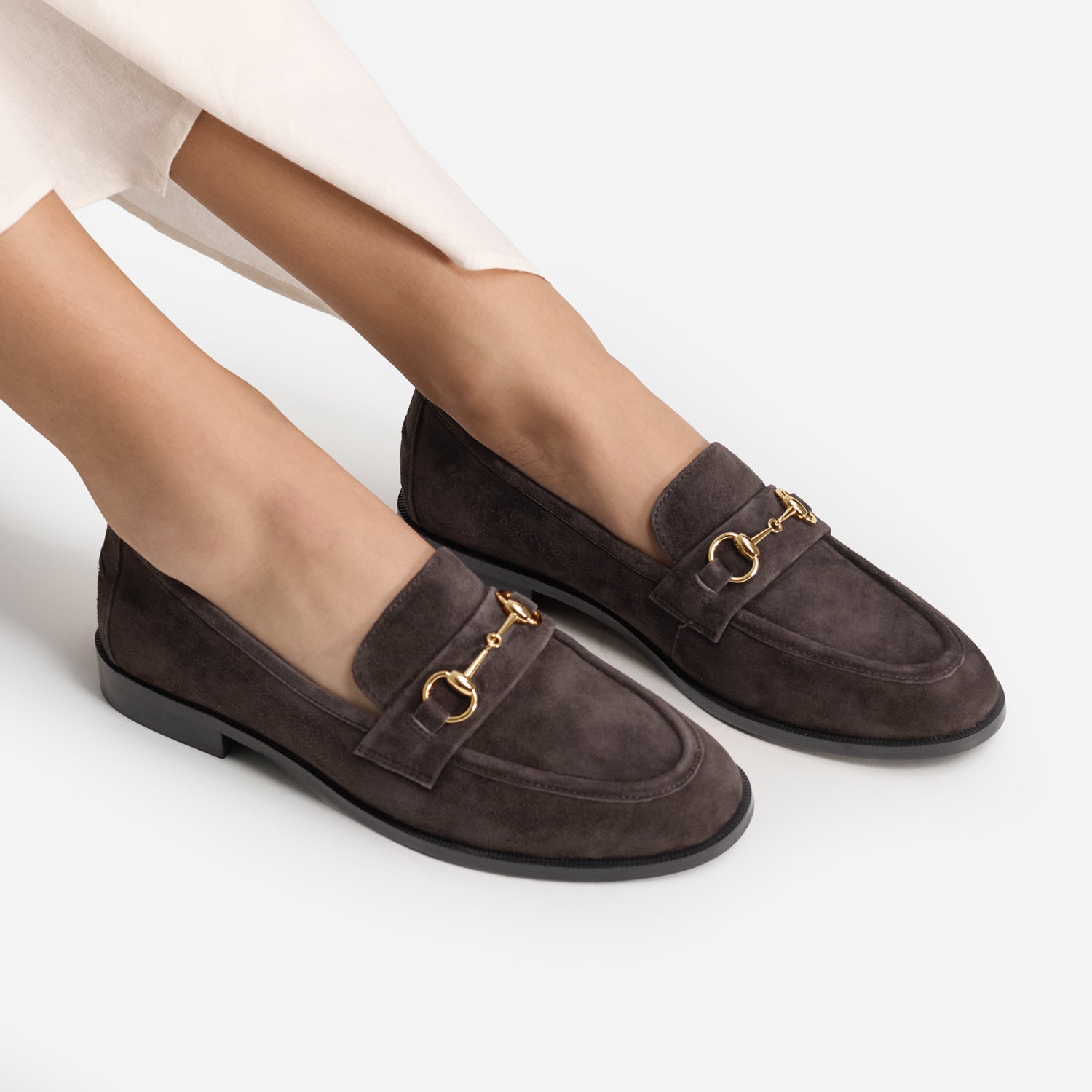 Harriet Loafer Molasses Suede