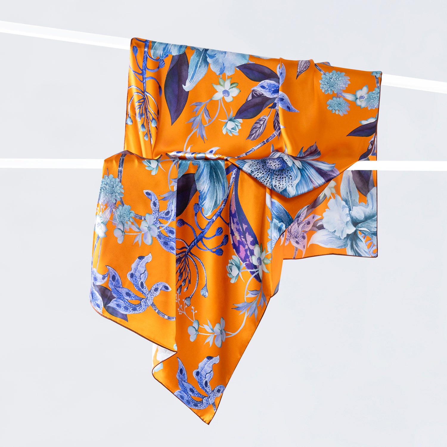 In Bloom Silk Scarf 65x190cm