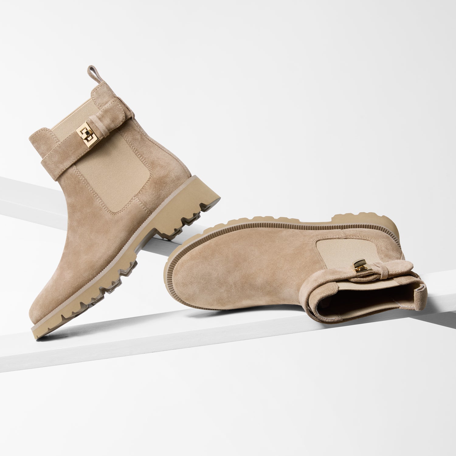 Jasper Ankle Boot Camel Suede