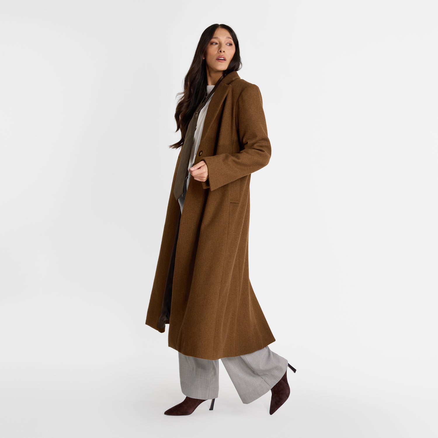 Mila Ankle Boot Chocolate Suede