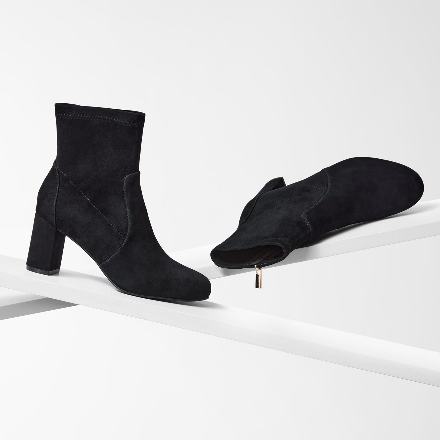 Naomi Ankle Boot Black suede