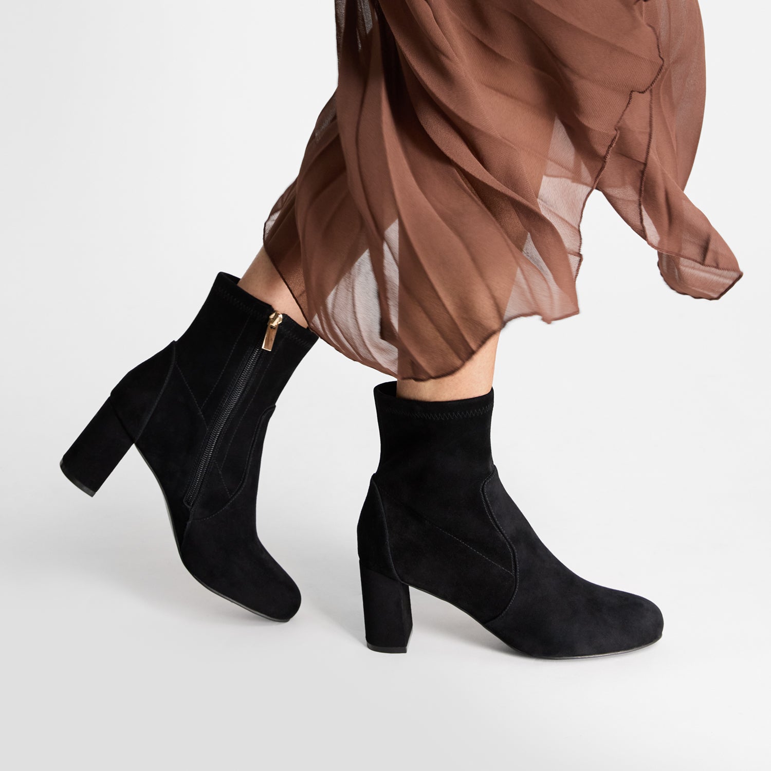 Naomi Ankle Boot Black suede