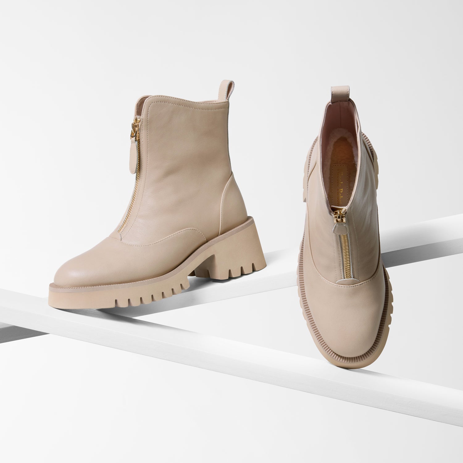 Nola Ankle Boot Latte Leather