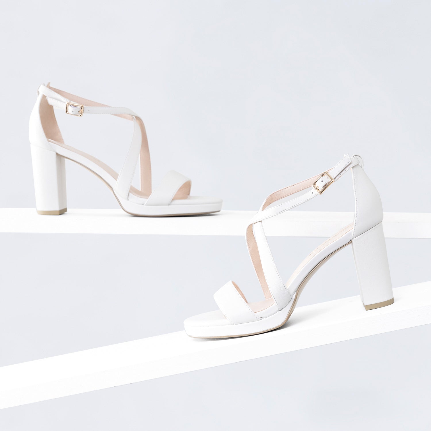 Pippa Platform Sandal | Cream