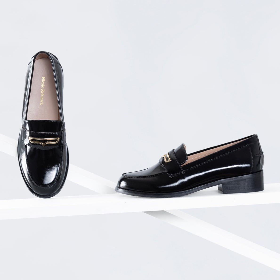 Royal Loafer | Black oiled leather