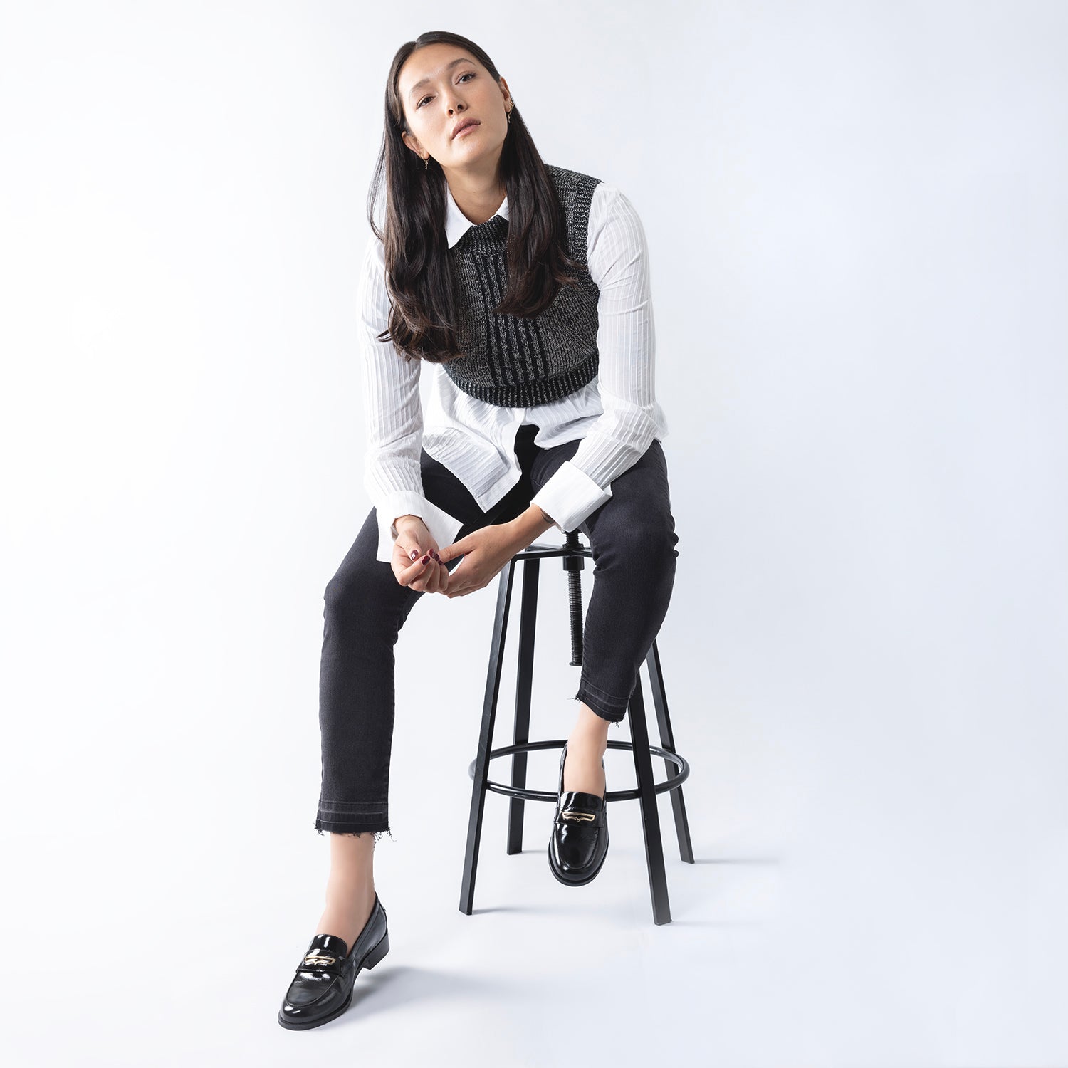 Royal Loafer | Black oiled leather