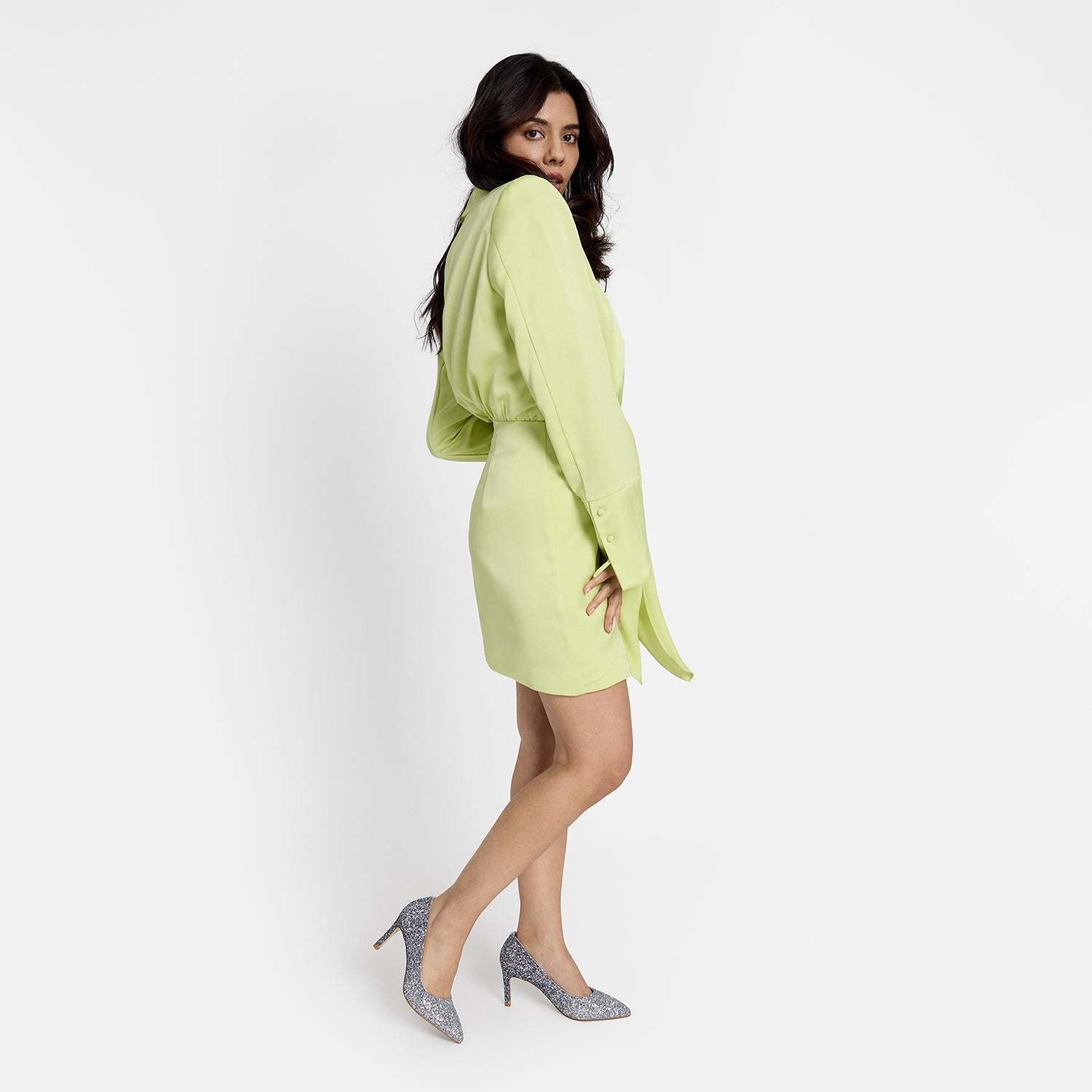 Nemesis 78mm Heel Ltd Ed | Ice Glitter