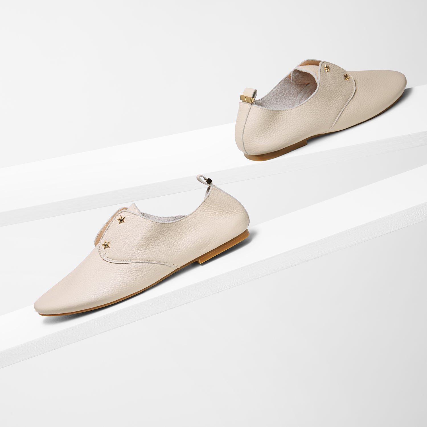 Xeno Flat | Blush Pebble Leather