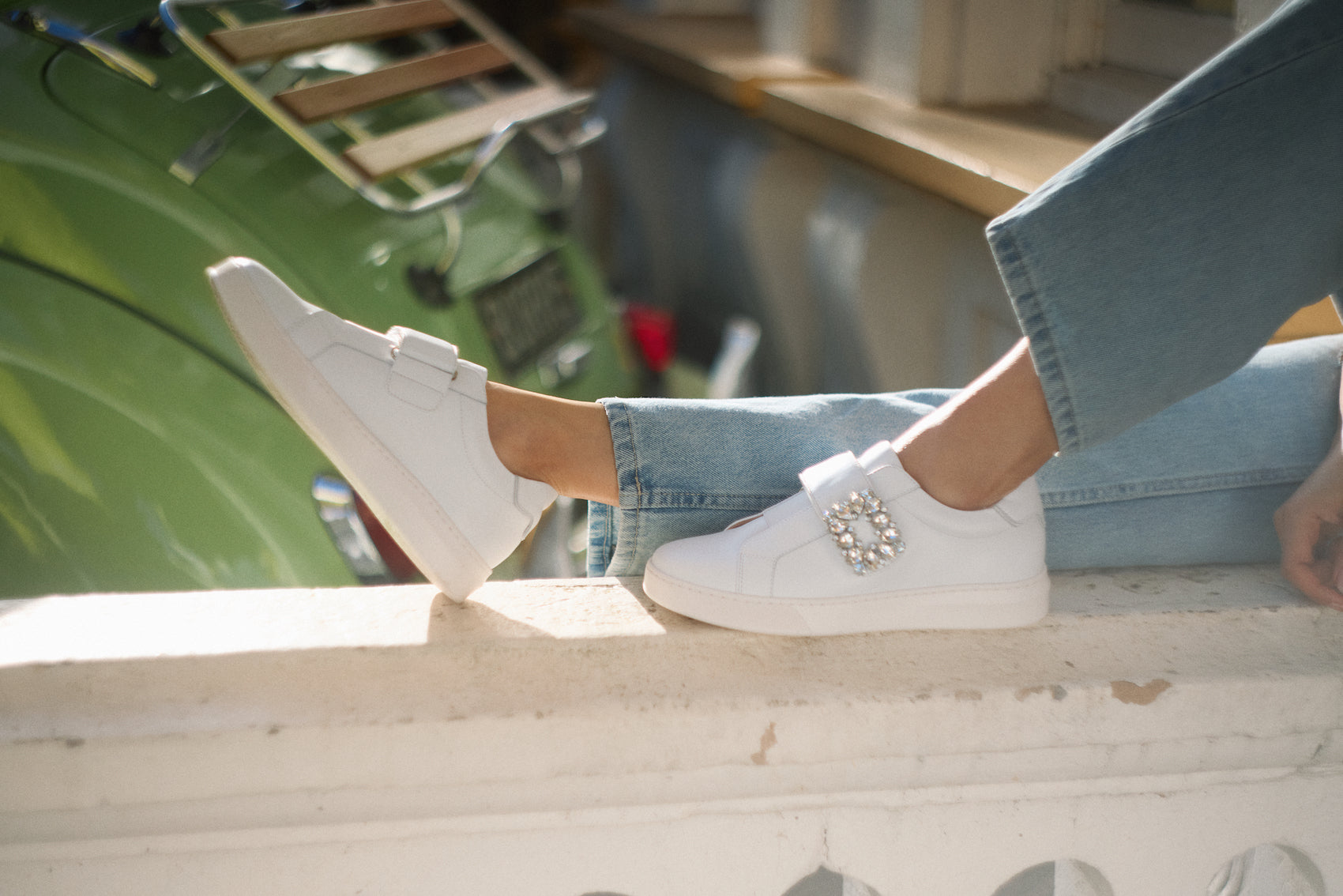 Gracie Sneaker Ltd Ed. | White Leather