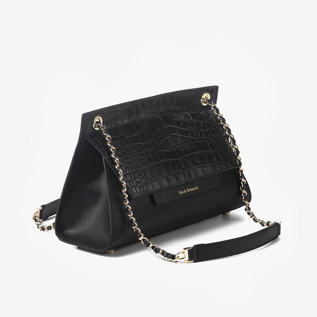 Victoria Ltd Ed Handbag | Black leather