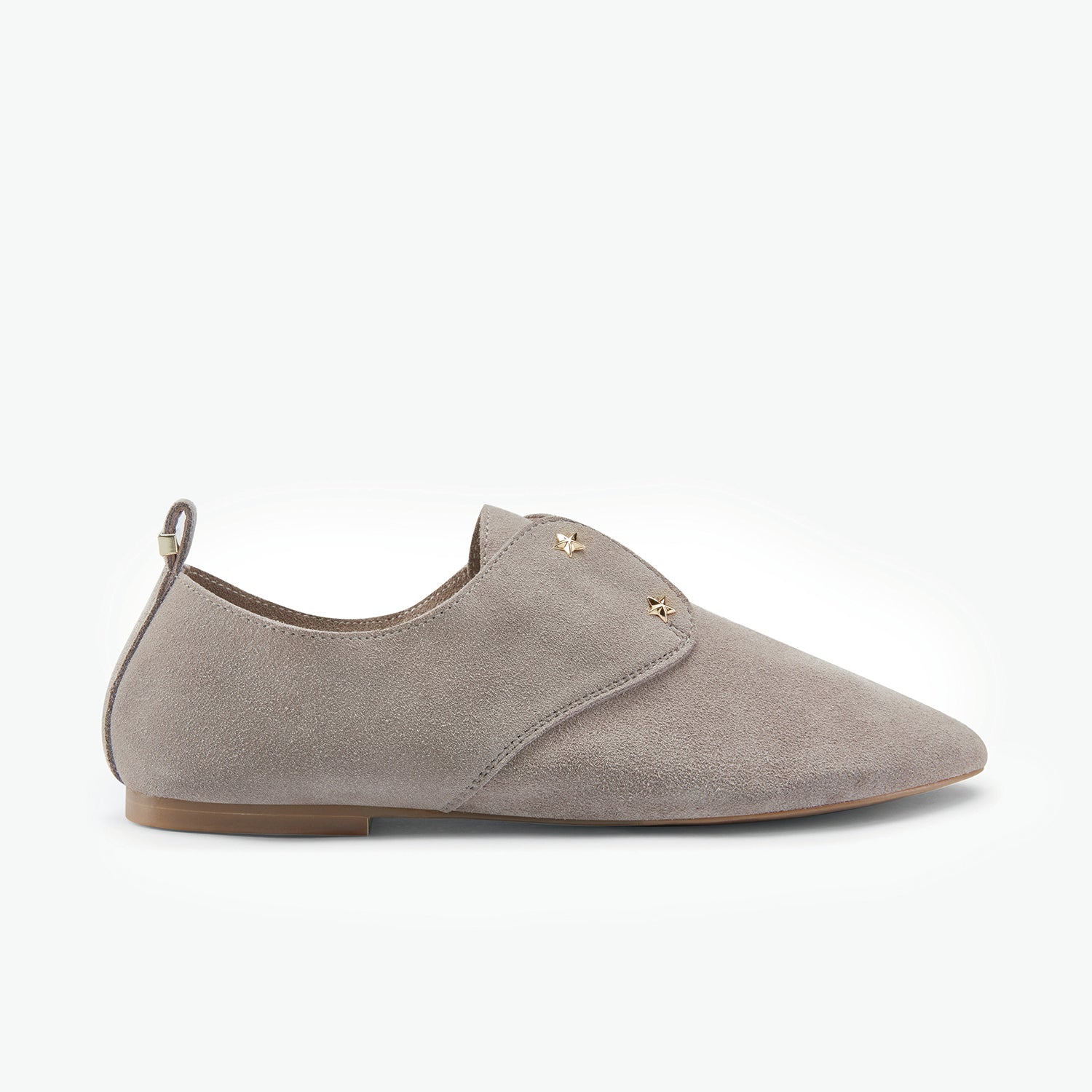 PRE-ORDER Xeno Flat | Taupe Suede