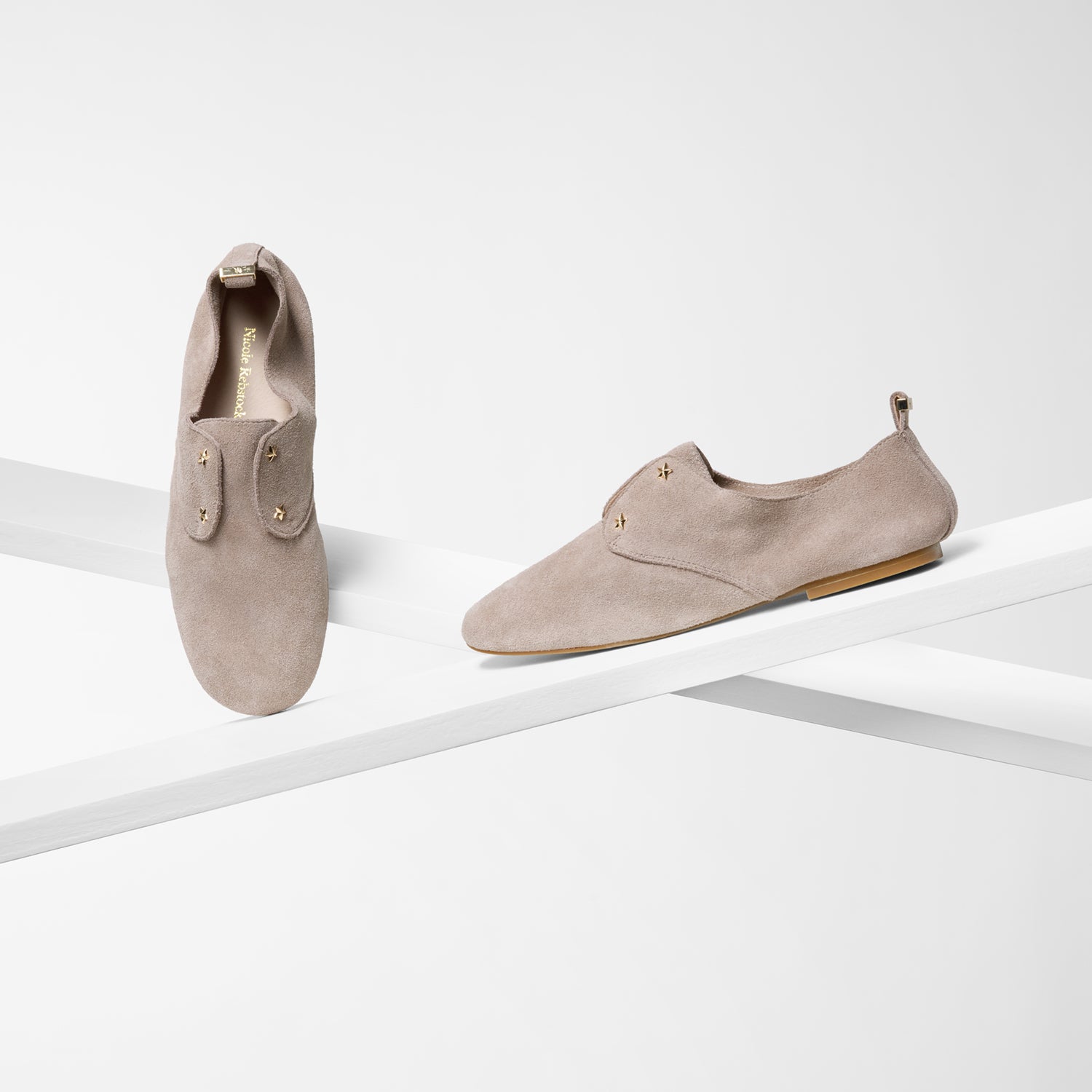PRE-ORDER Xeno Flat | Taupe Suede