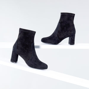 Naomi Ankle Boot 70mm | Black suede