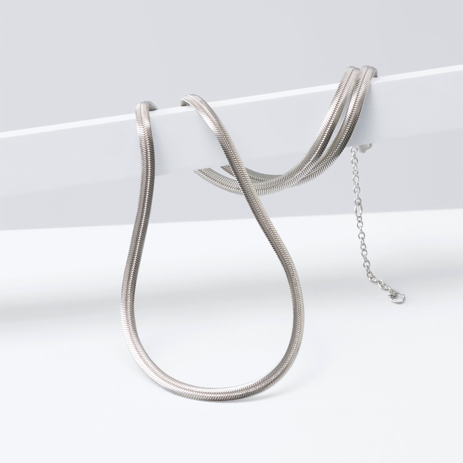 Silver Viper Necklace