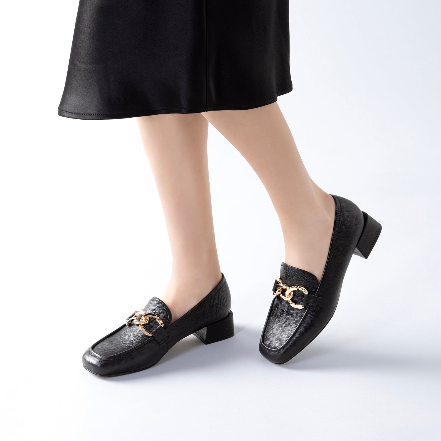 Balta Loafer 35mm | Black leather