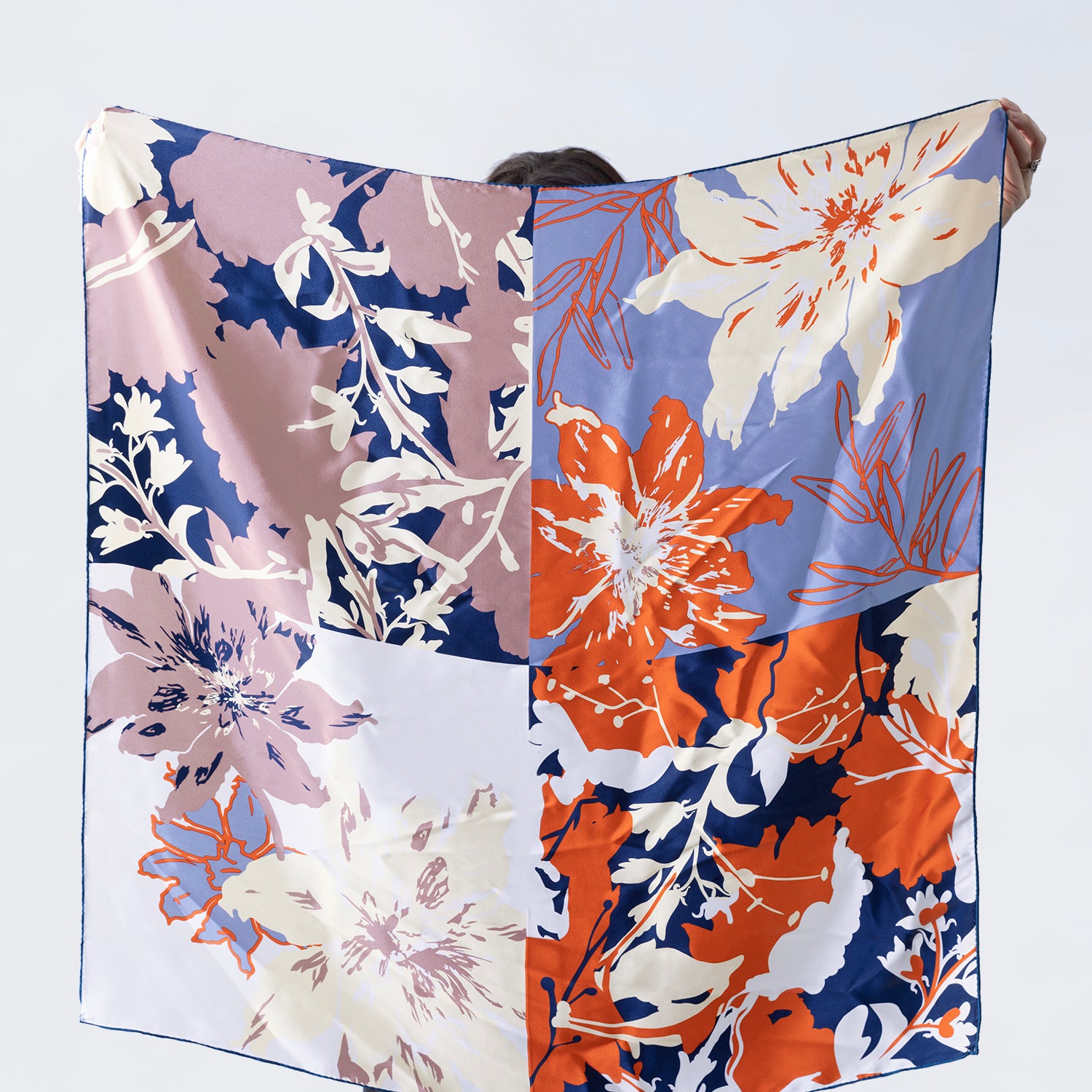 Blossom Silk Scarf 90x90