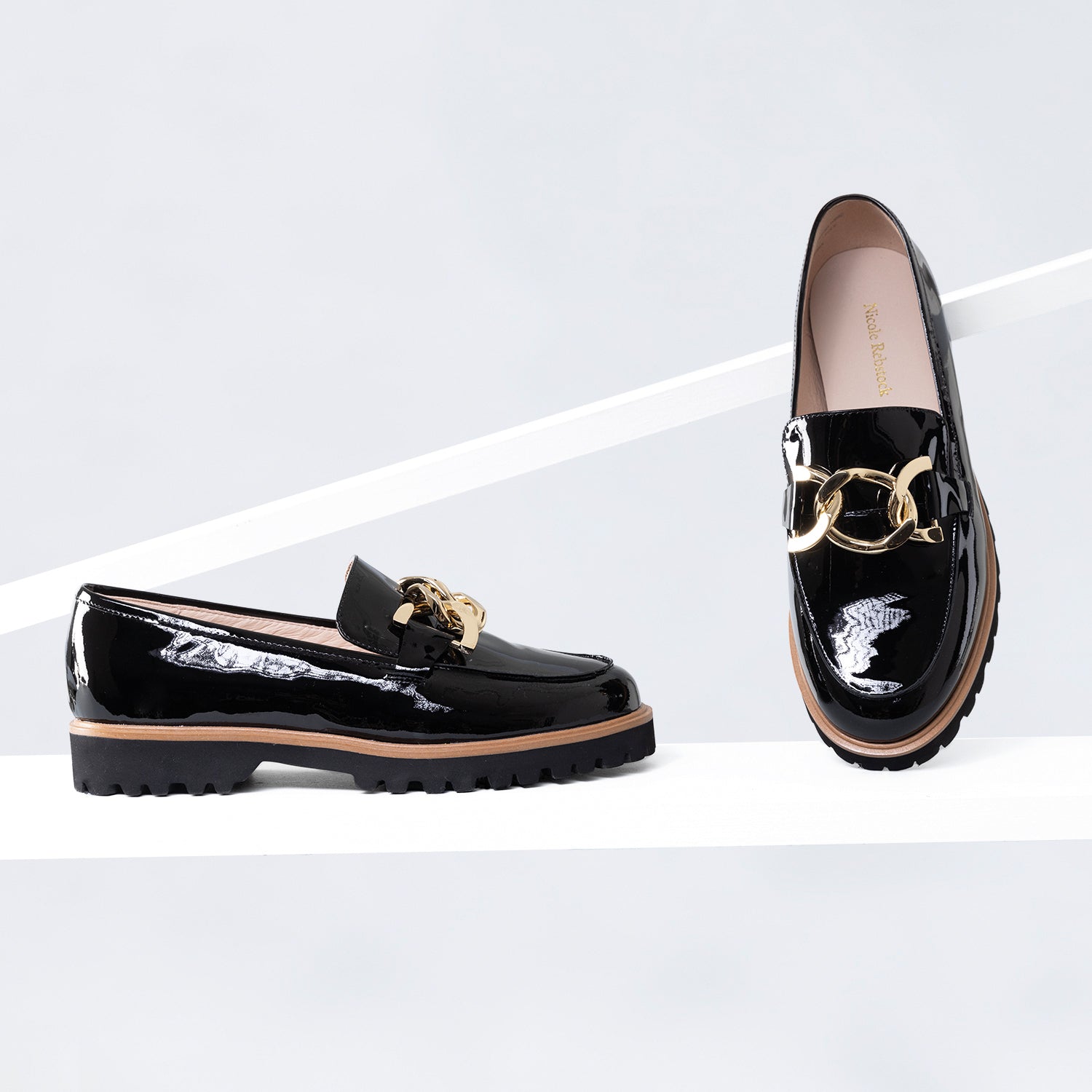 Diago Loafer | Black patent