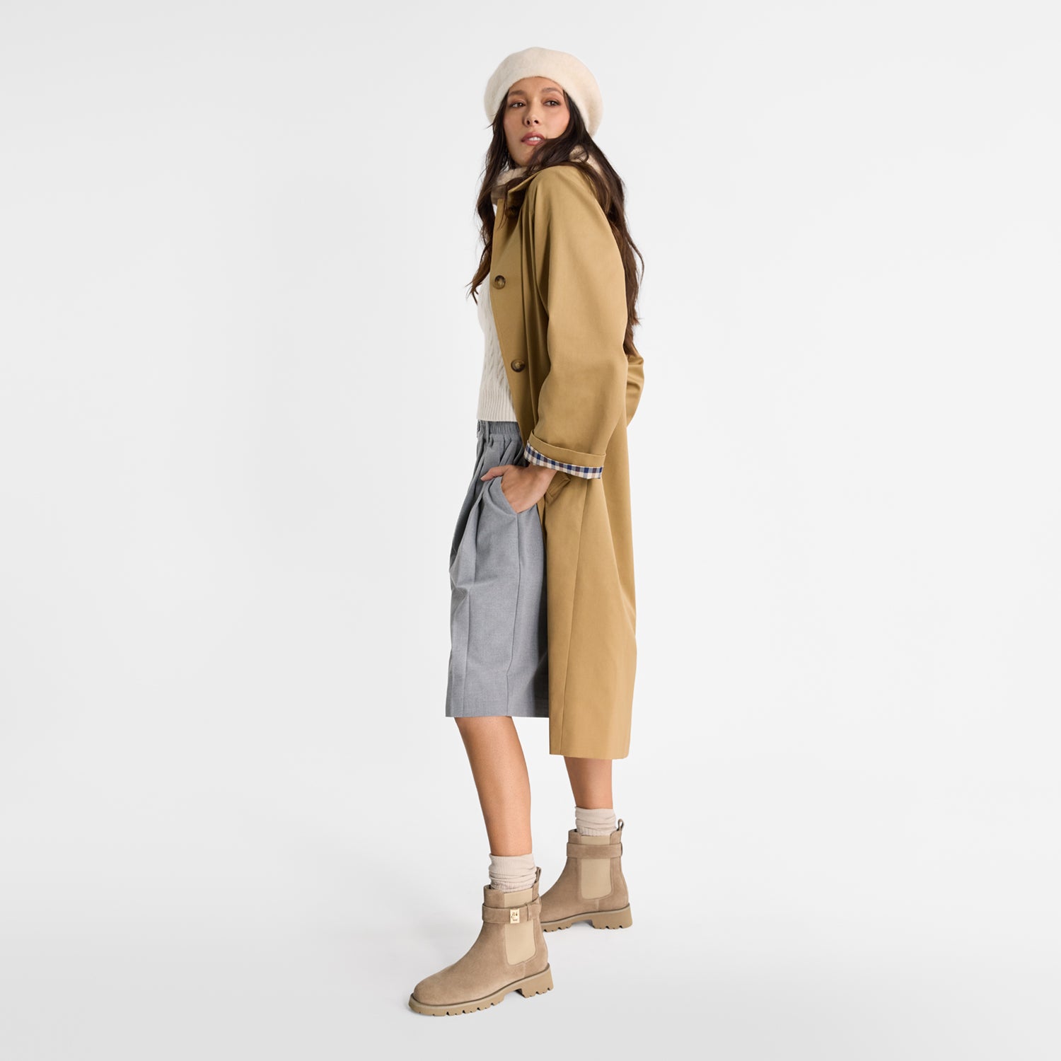 Jasper Ankle Boot Camel Suede