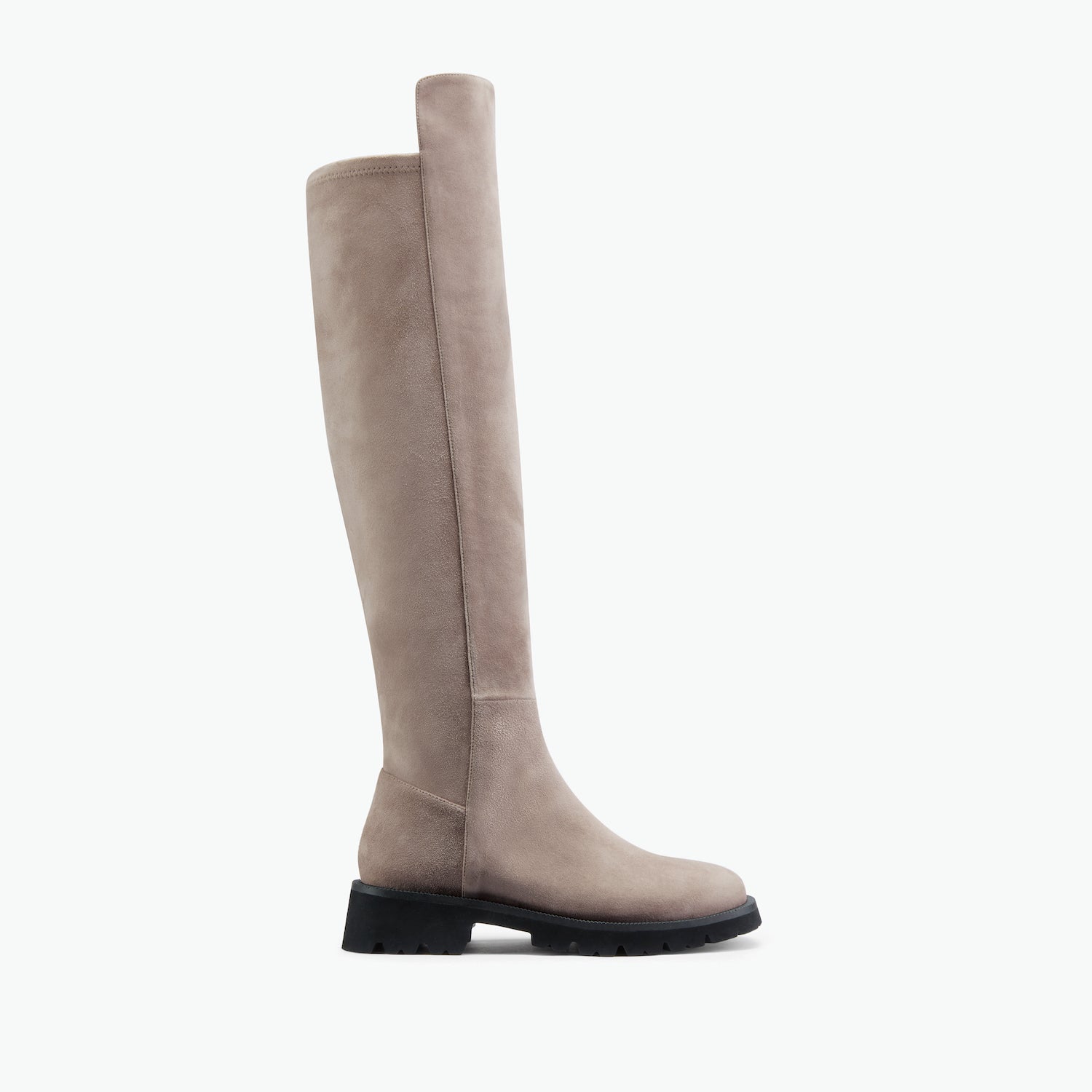 Jordan Knee High Boot Taupe Suede