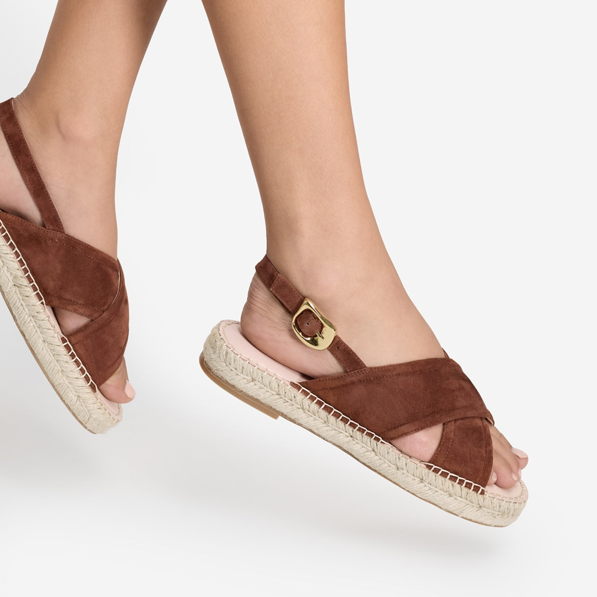Maize Sandal Paprika Suede