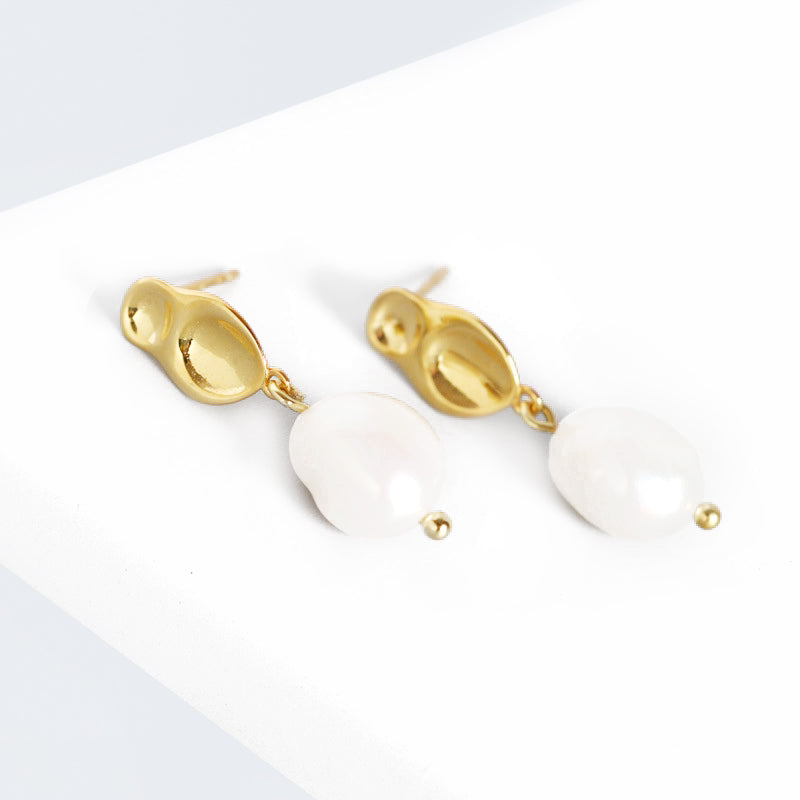 Pearl drops | gold