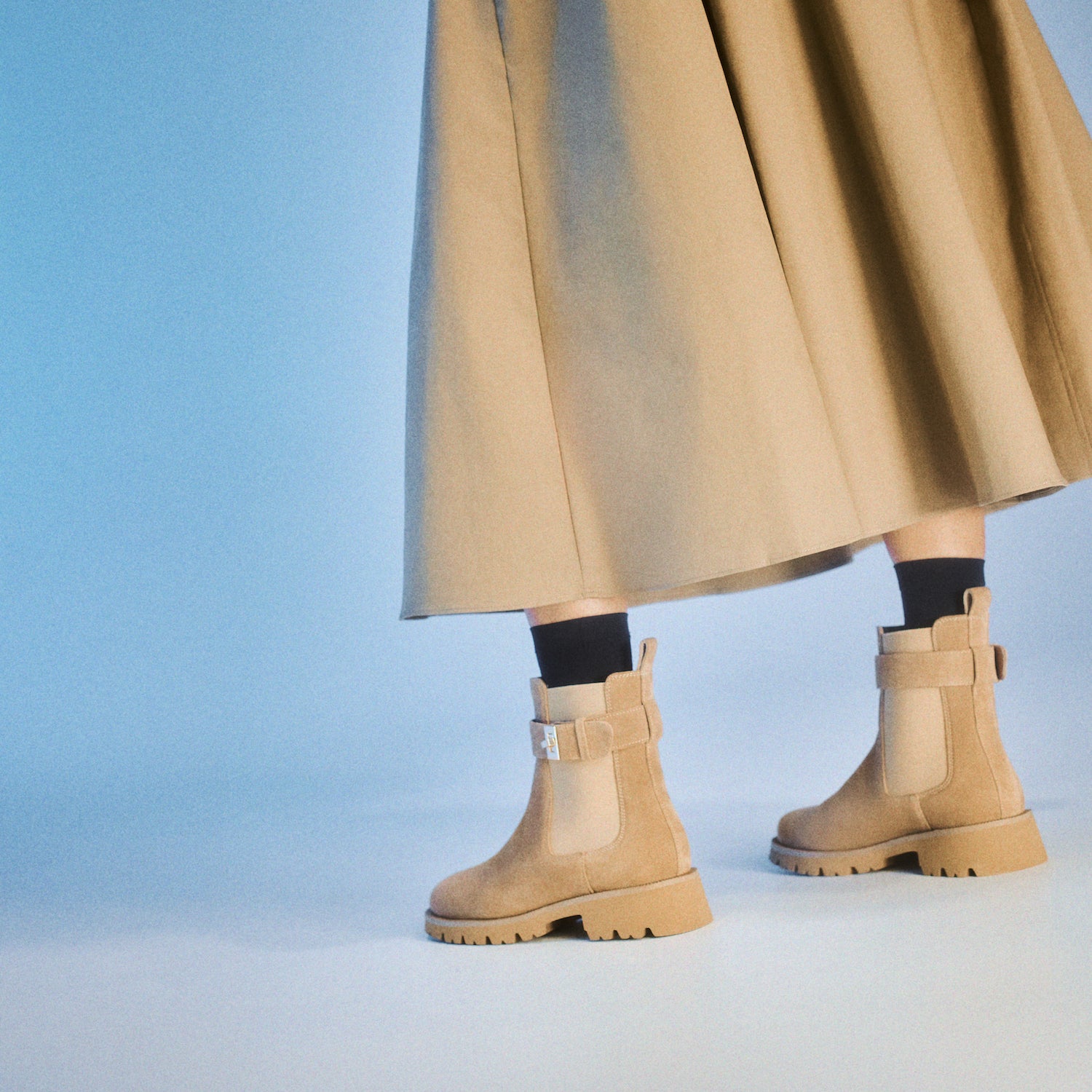 Jasper Ankle Boot Camel Suede