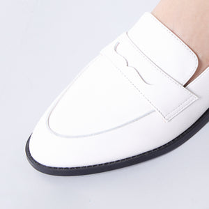 Tasha Loafer 25mm | Cream leather