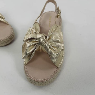 Video of The Moonie Espadrille Sandal by Nicole Rebstock