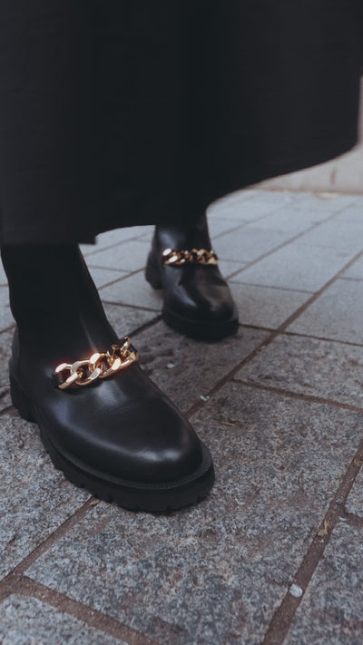 Campaign video of Limited Edition Jimmy Ankle Boots with chunky sole.
