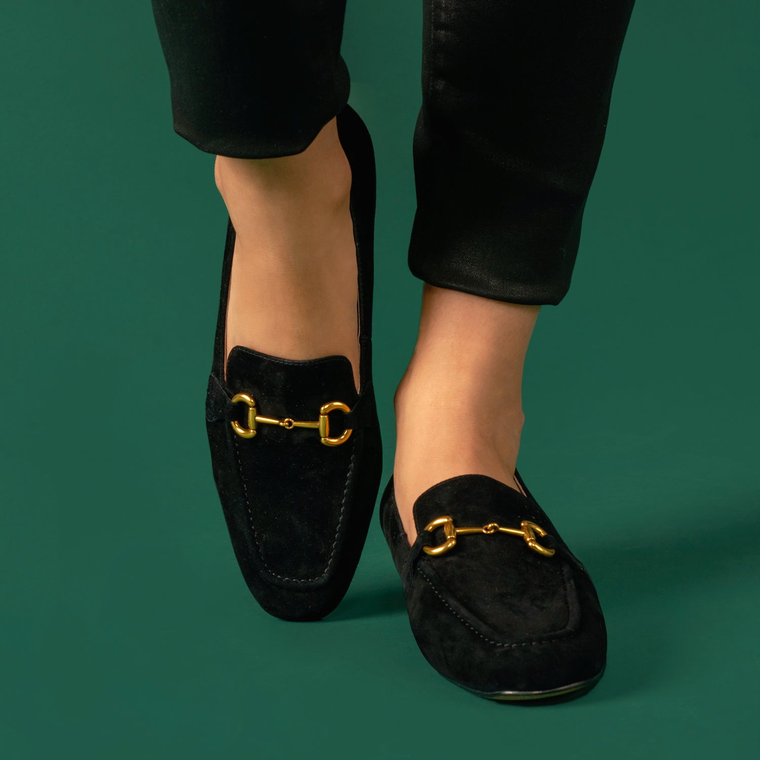 Aria 25mm | Black Suede – Nicole Rebstock