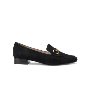 Aria Loafer 25mm | Black Suede