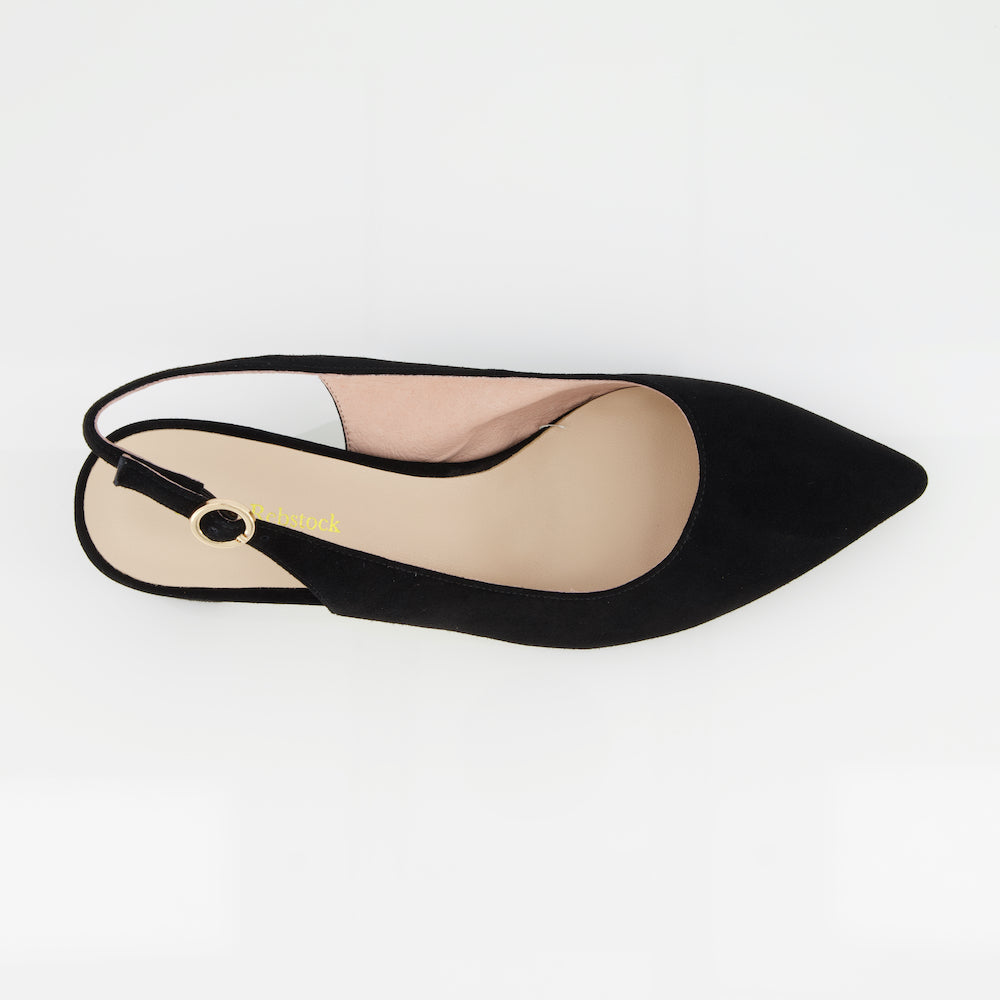 Carolyn 50mm | Black Suede