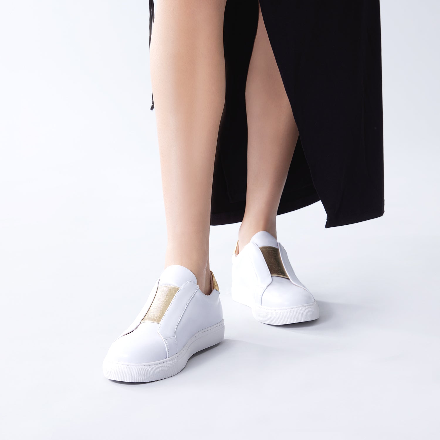 Ciao Xx Sneaker | White/Gold