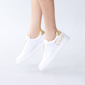 Ciao Xx Sneaker | White/Gold