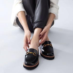 Dawson Loafer | Black patent