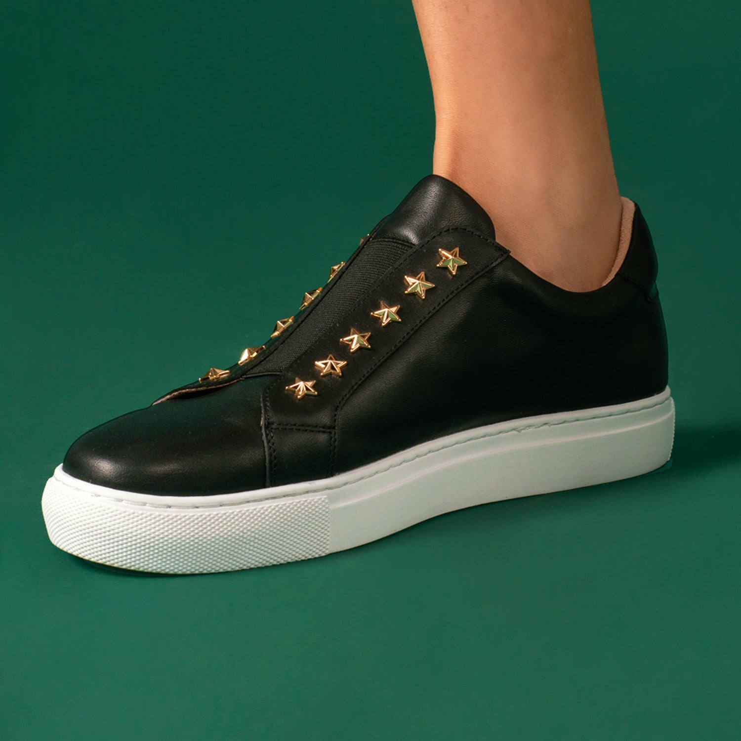 Dax Sneaker | Black Leather