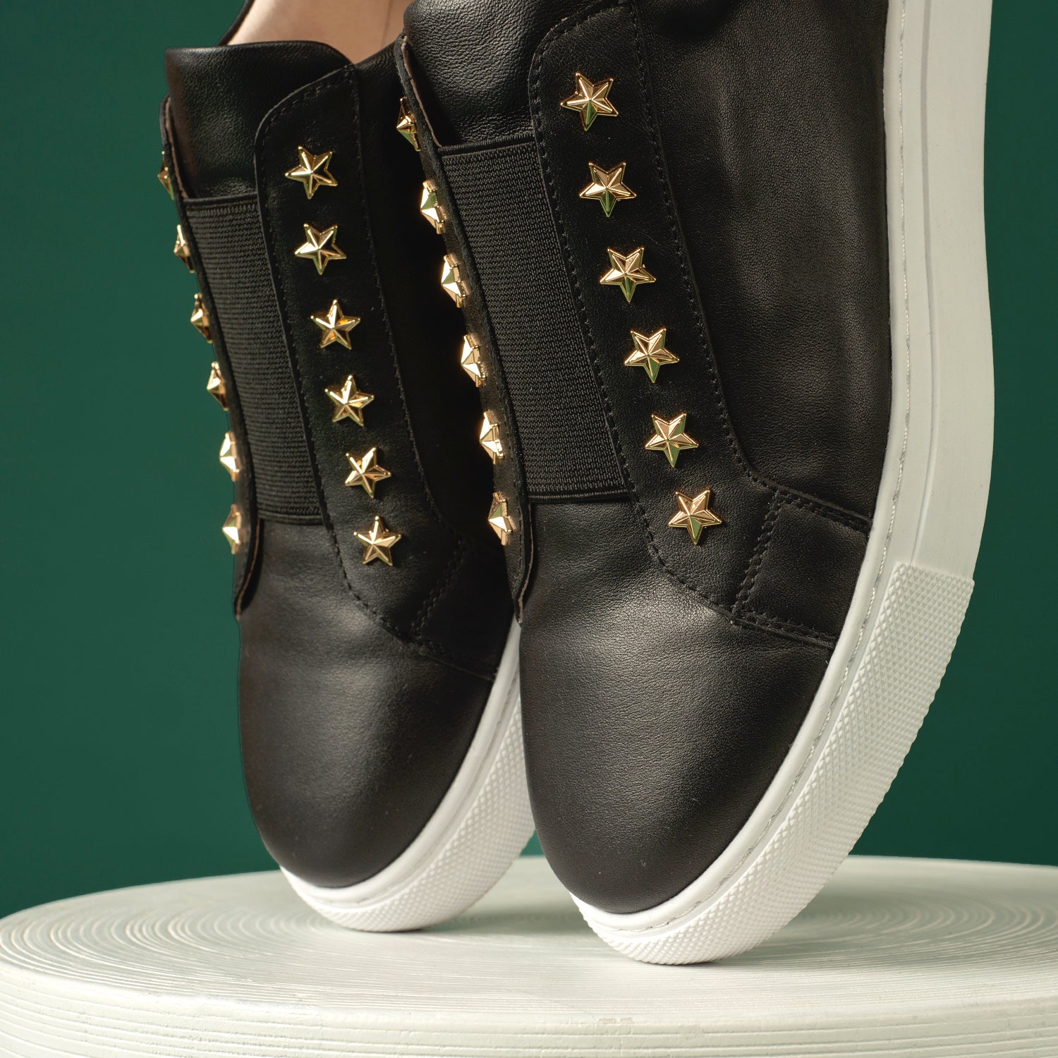 Dax Sneaker | Black Leather