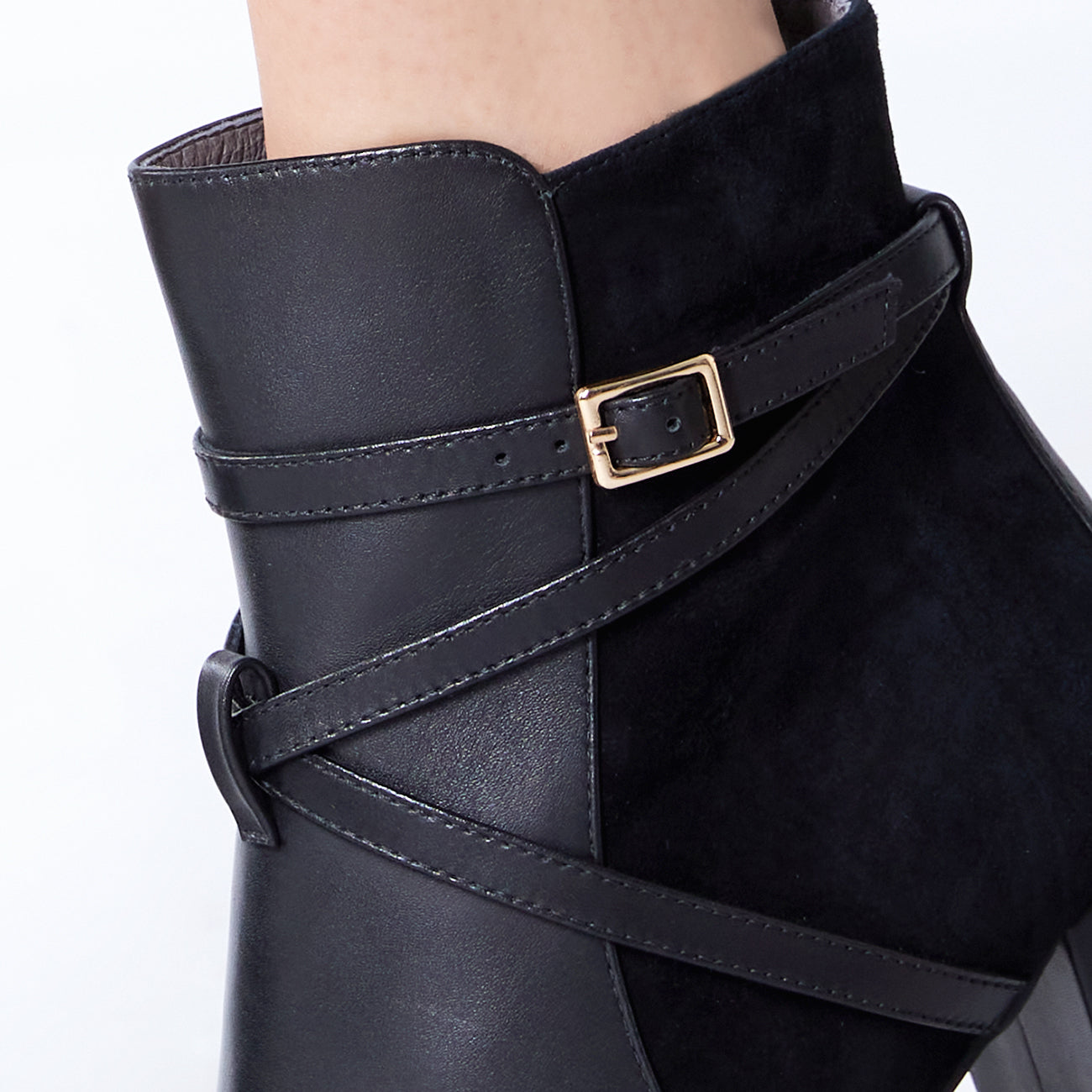 Esme Ankle Boot 80mm | Black combo