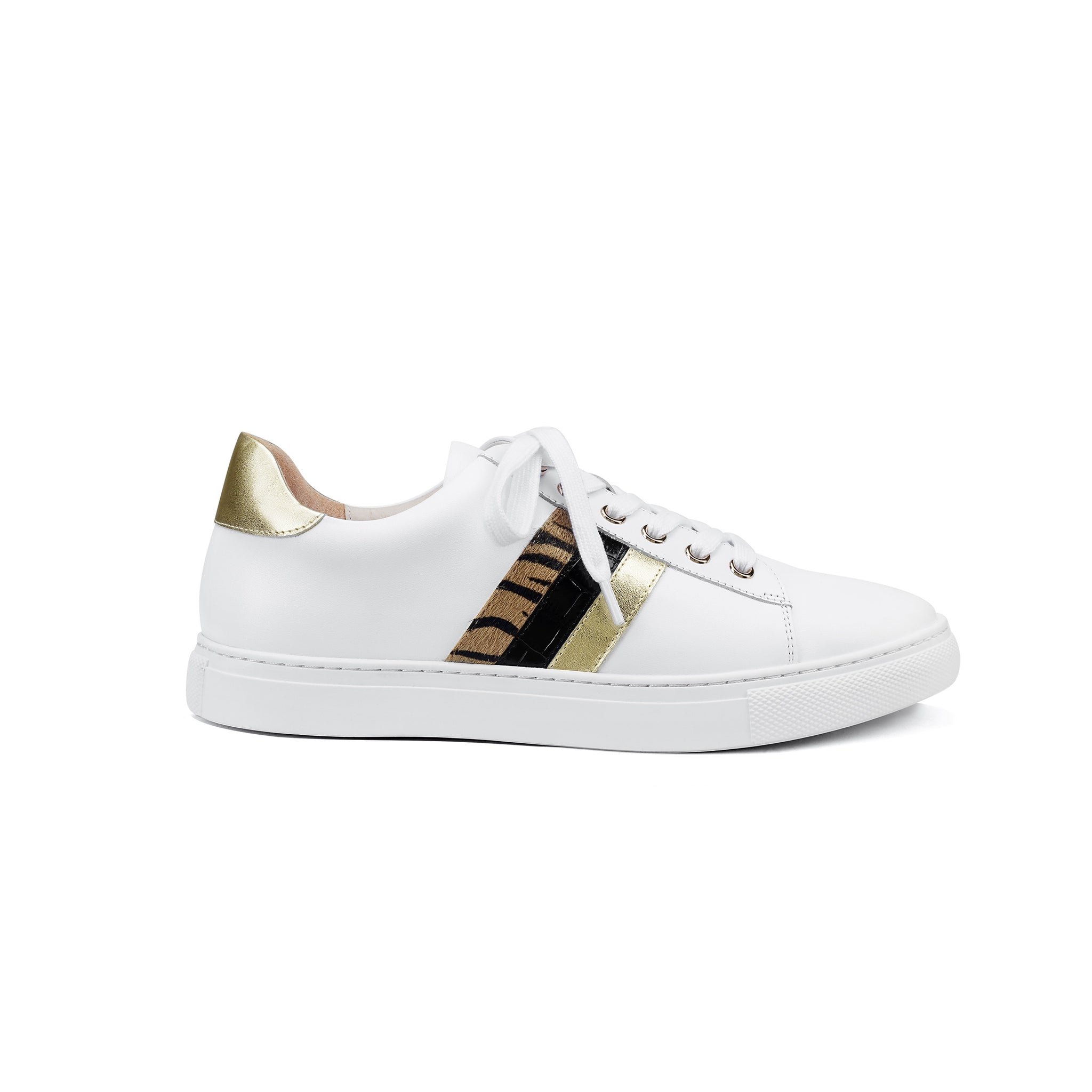 Gigi sneaker | Animal/black/gold