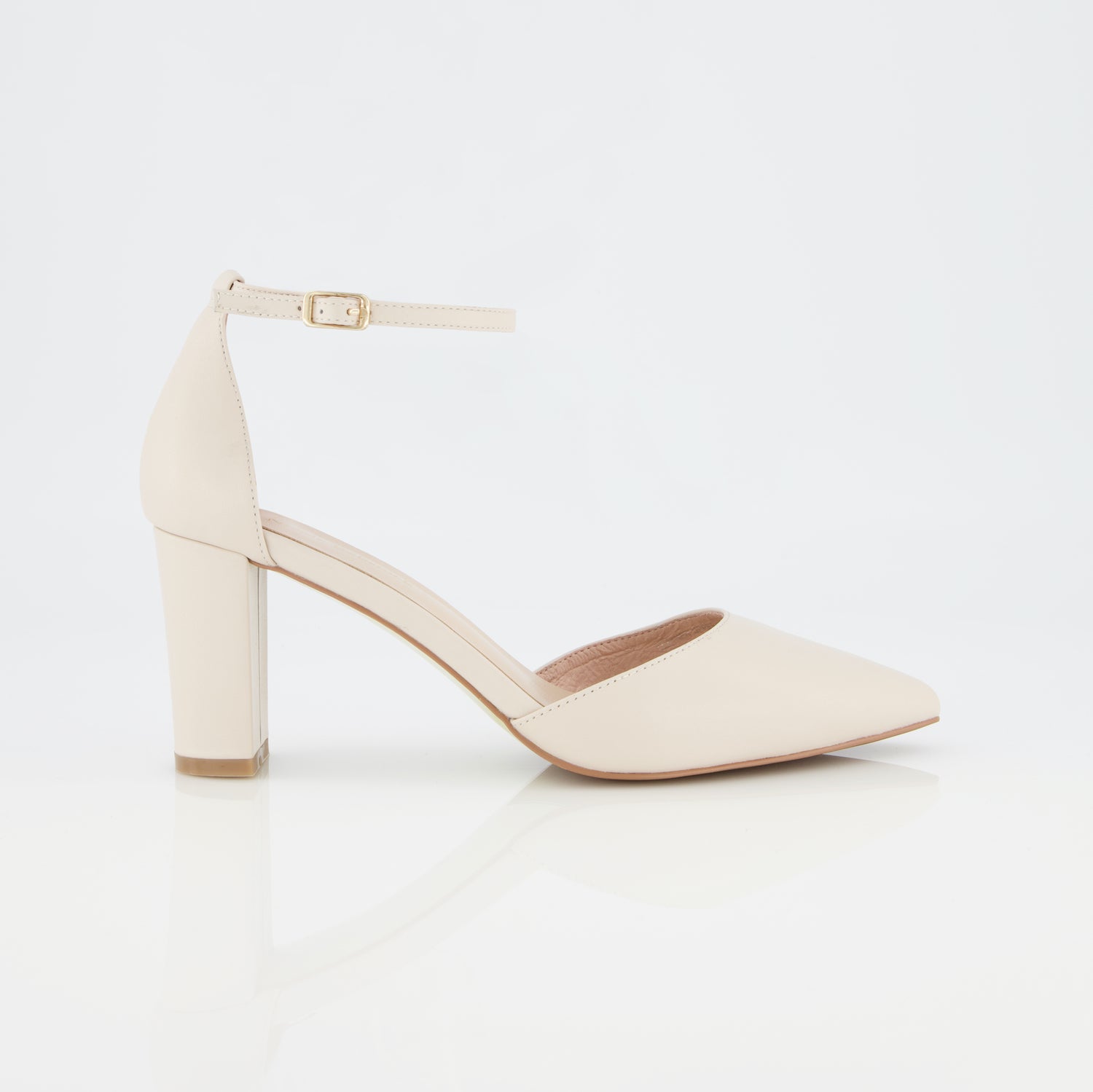 Hannah 75mm | Taupe Leather