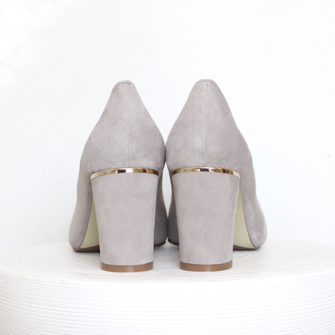 Jade 75mm | Taupe suede